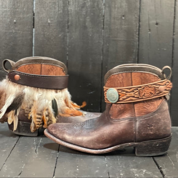 Upcycled Frye boots into a FauxyFurr Boho Boot - Picture 4 of 8